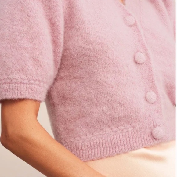 Rouje Nono Cardigan 💕 Pink | EU 36 (US S) | Sold Out Style | Parisian Luxury - Picture 2 of 9